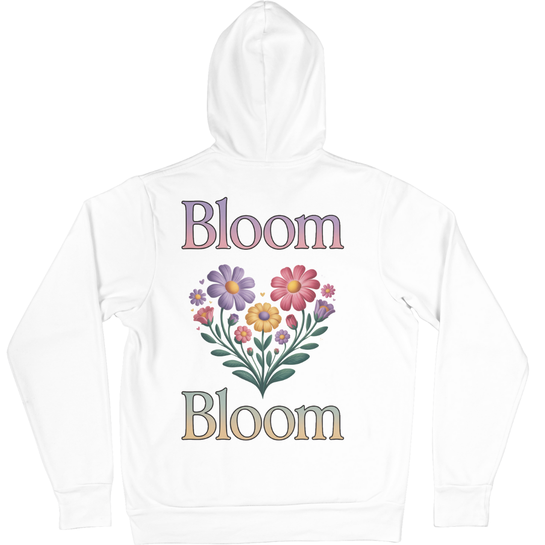 هودي Bloom & Rooted in Love – تصميم أنيق ومعبر