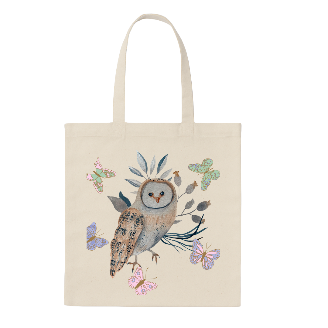توتي باج “Owl & Butterflies” – لمسة طبيعة وهدوء