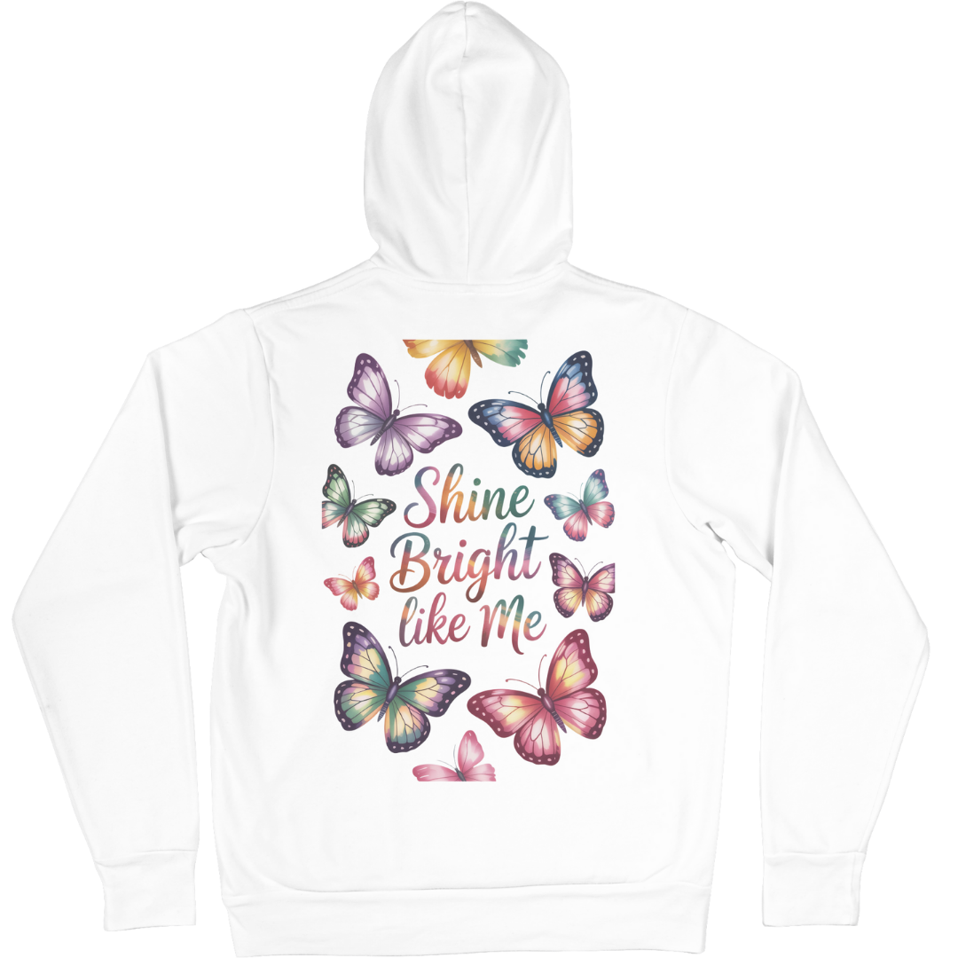 هودي Shine Bright Like Me تصميم عصري بطباعة مميزة